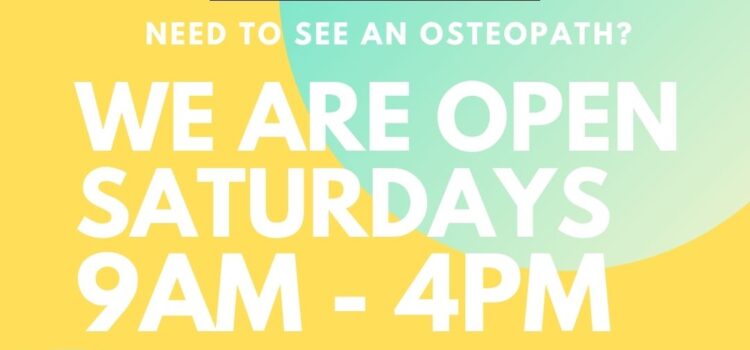 Extended Saturday Opening Hours